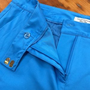 Charter Club Tummy Slimming Blue Capris New with Tags Size 12